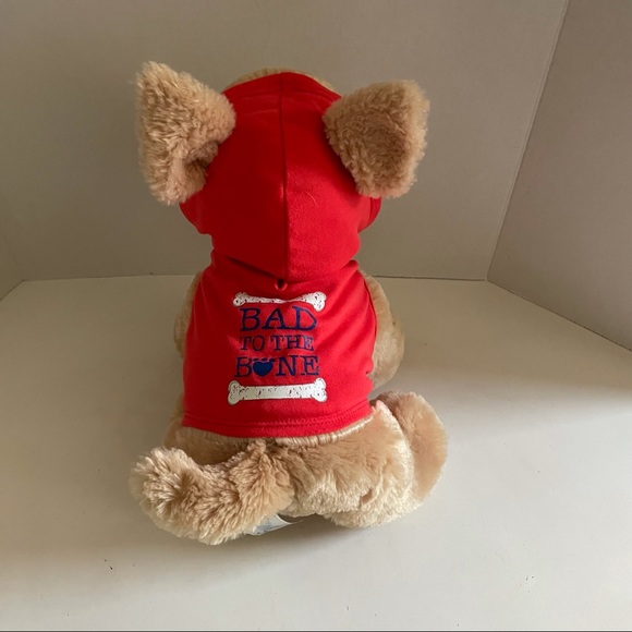 Build-A-Bear Workshop Promise Pets Dog Plush Labrador Retriever Brown Red Hoodie - Picture 3 of 9